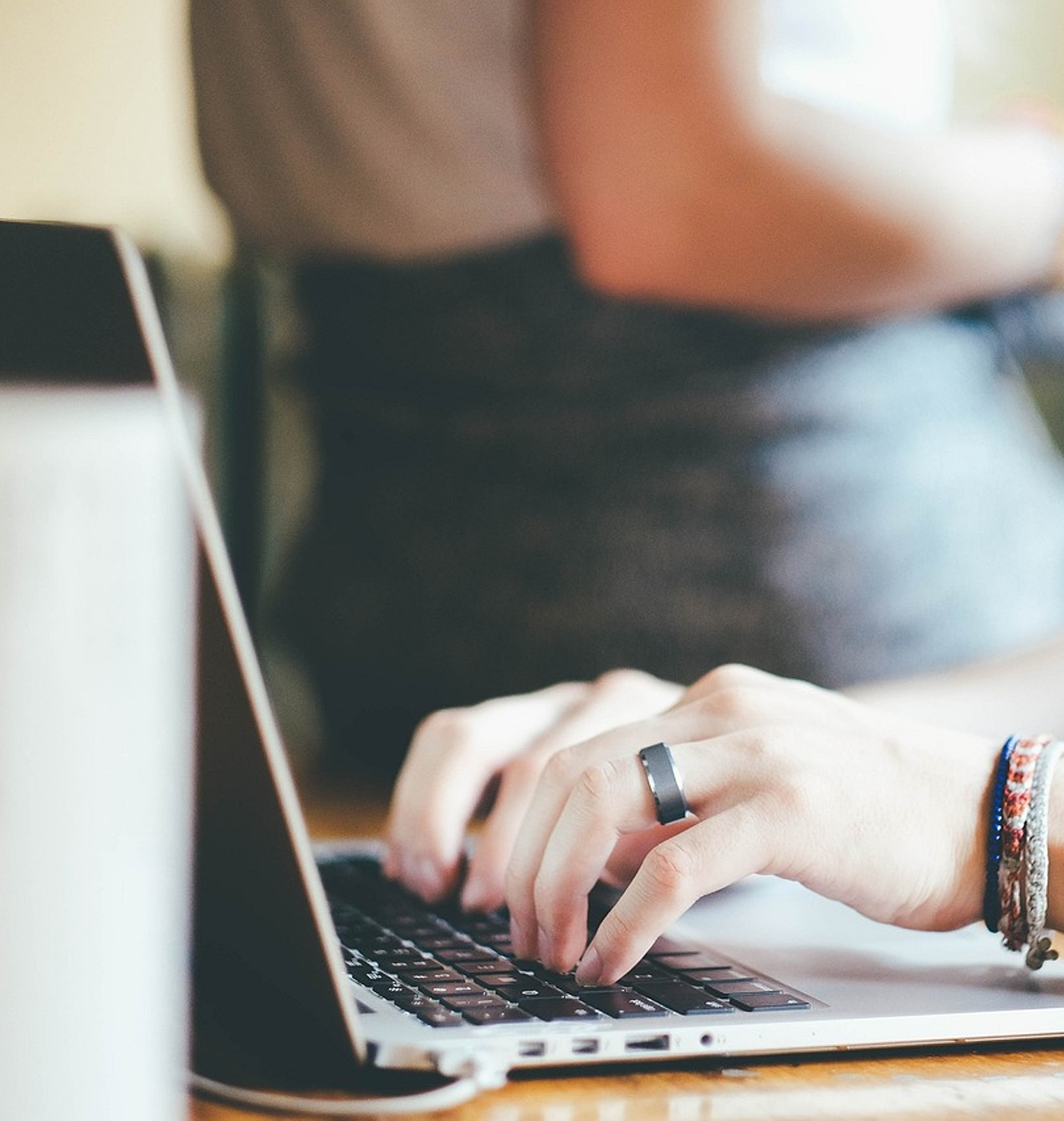 Foto van een ICT werkplek